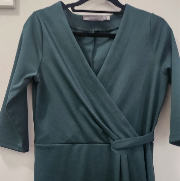 B.Young sz. Xs faux wrap style emerald green - Picture 5 of 6